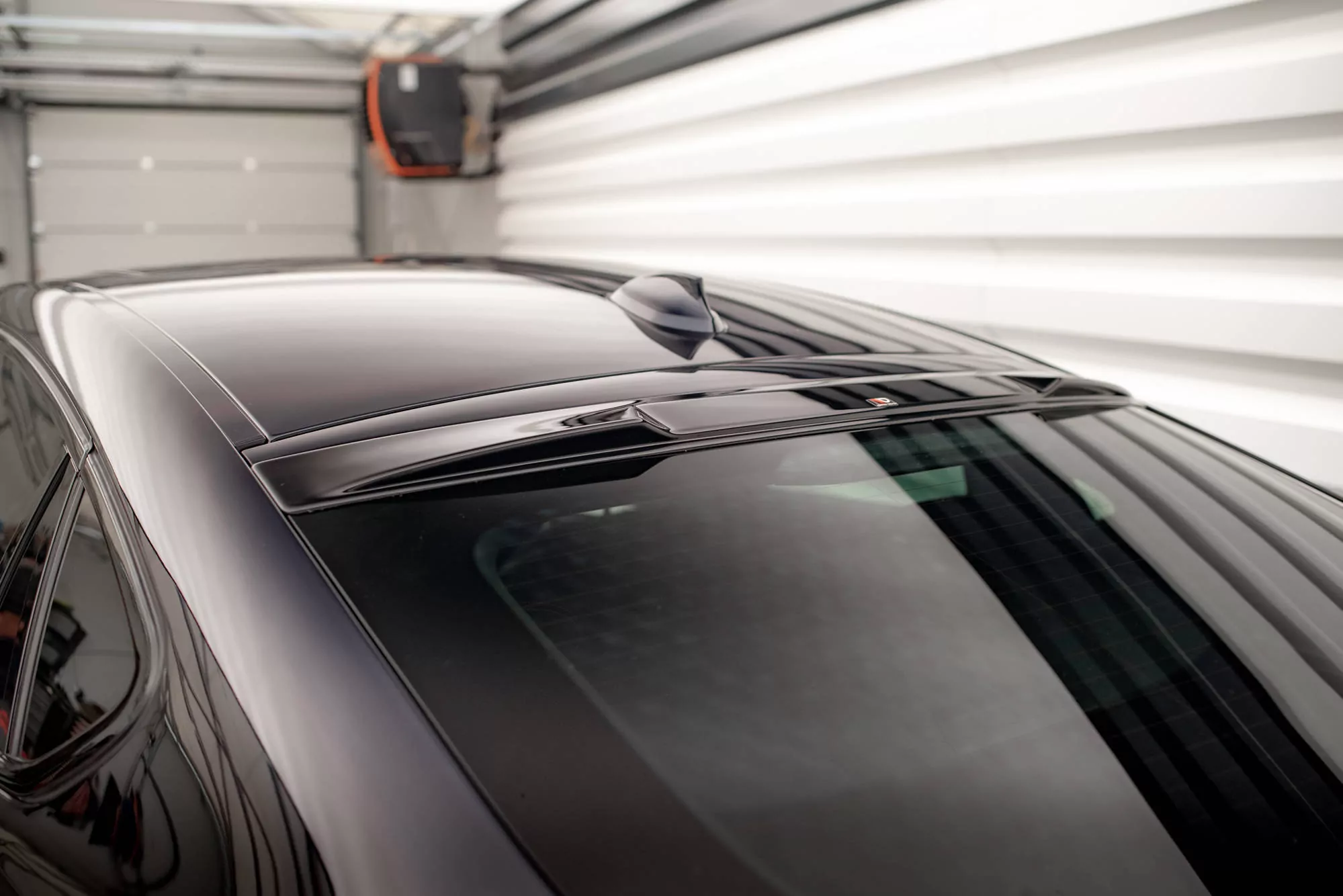 Heckscheiben Spoiler Für BMW X6 F16 M-Paket / X6 M F86 Schwarz Hochglanz