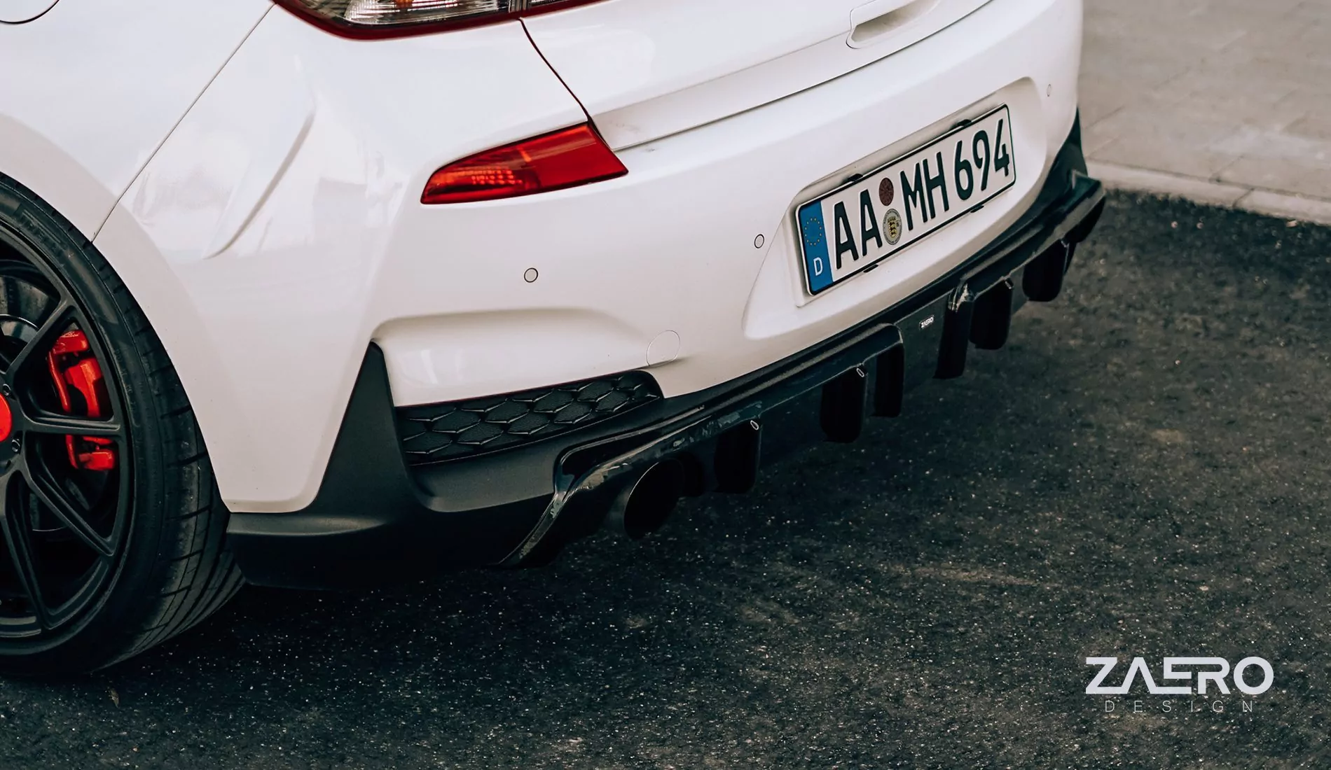 EVO-1 Diffusor für Hyundai I30N Hatchback