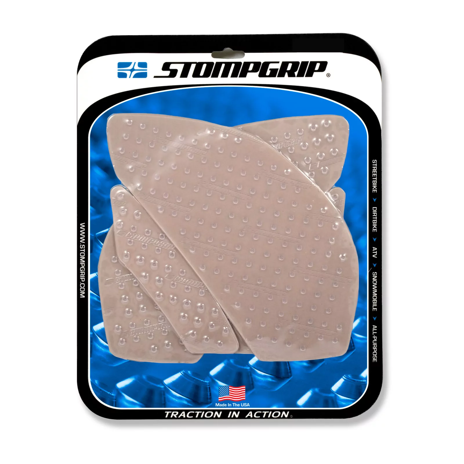 Stompgrip Traction Pad Volcano für Kawasaki Ninja ZX-6R 09-22 Klar