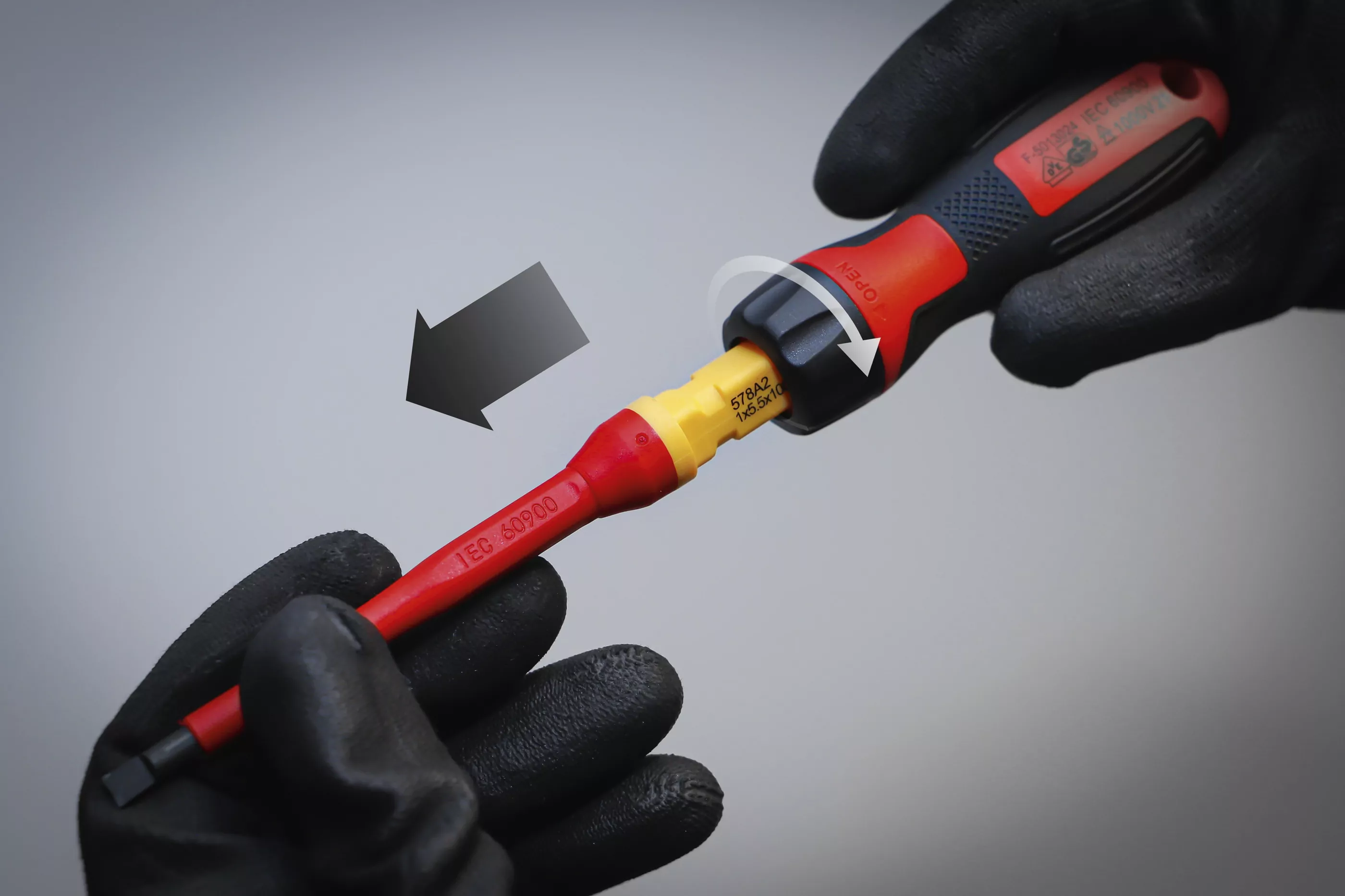 VDE-Schraubendreher-Satz | mit Wechselklingen | 8-tlg.