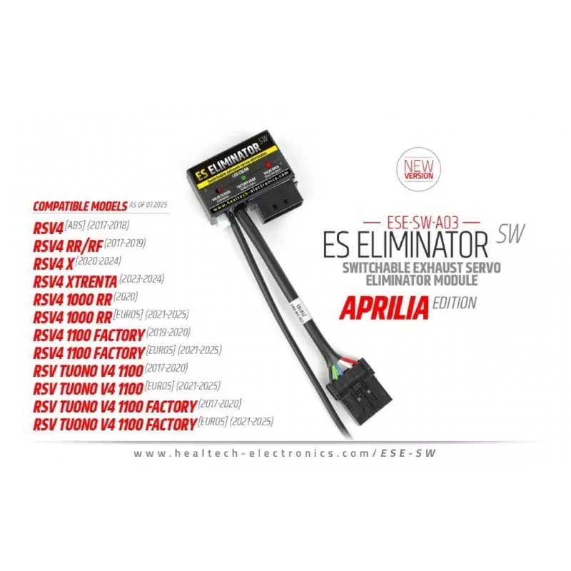 Healtech Auspuffklappen Switch Servo Eliminator ESE-SW-A03