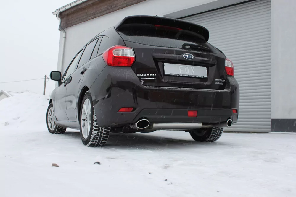 Subaru Impreza GP 4x4  Endschalldämpfer quer Ausgang rechts/links - 115x85 Typ 38 rechts/links