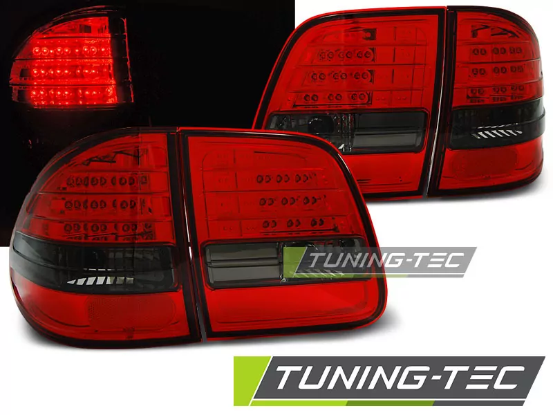 Led Tail Lights Red Smoke Fits Mercedes W210 95-03.02 Kombi