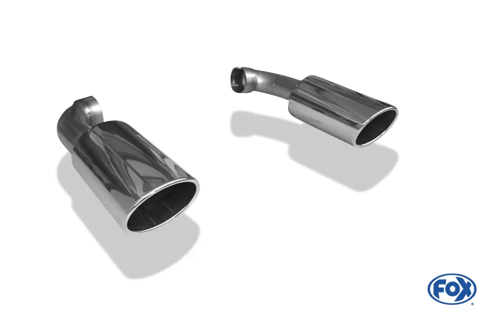 Audi Q7 - 4L  Endrohrpaar zum Aufstecken - 129x106 Typ 32 rechts/links