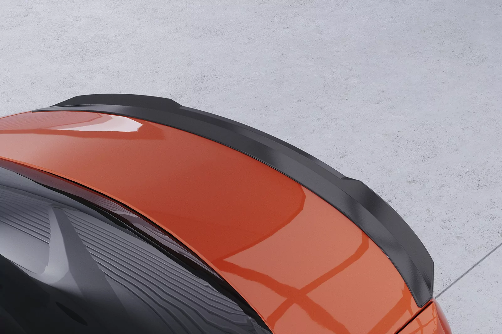 Heckflügel mit ABE für BMW 1er E82 / E88 HF758 Strukturiert (schwarz matt)