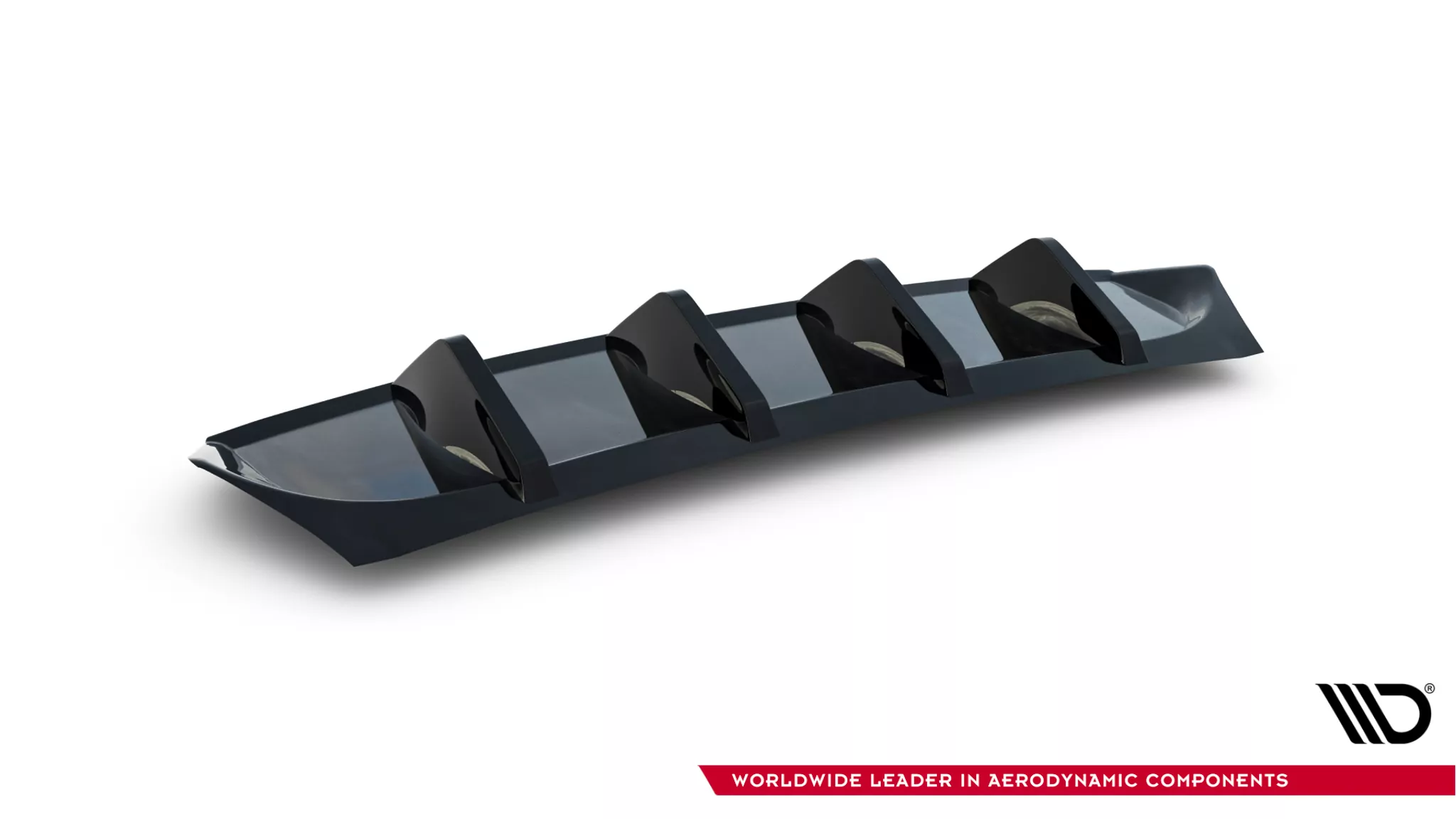 Diffusor Heck Ansatz Für Skoda Octavia Sportline Liftback / Combi Mk4 Facelift Schwarz Hochglanz