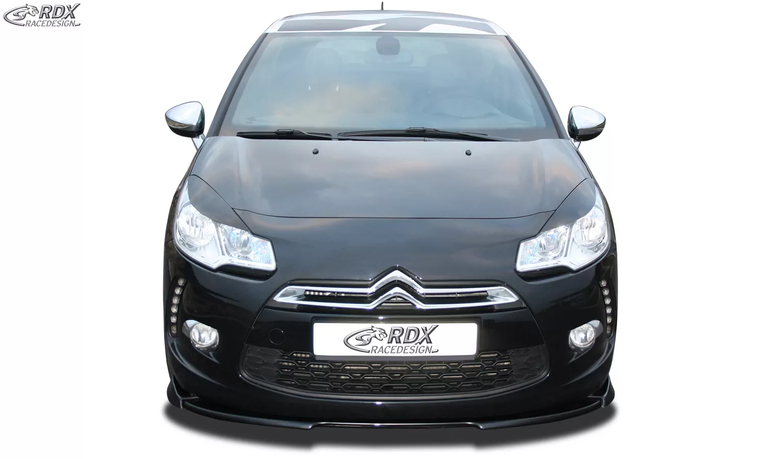 RDX Frontspoiler VARIO-X für CITROEN DS3 (2010-2016) Frontlippe Front Ansatz Vorne Spoilerlippe