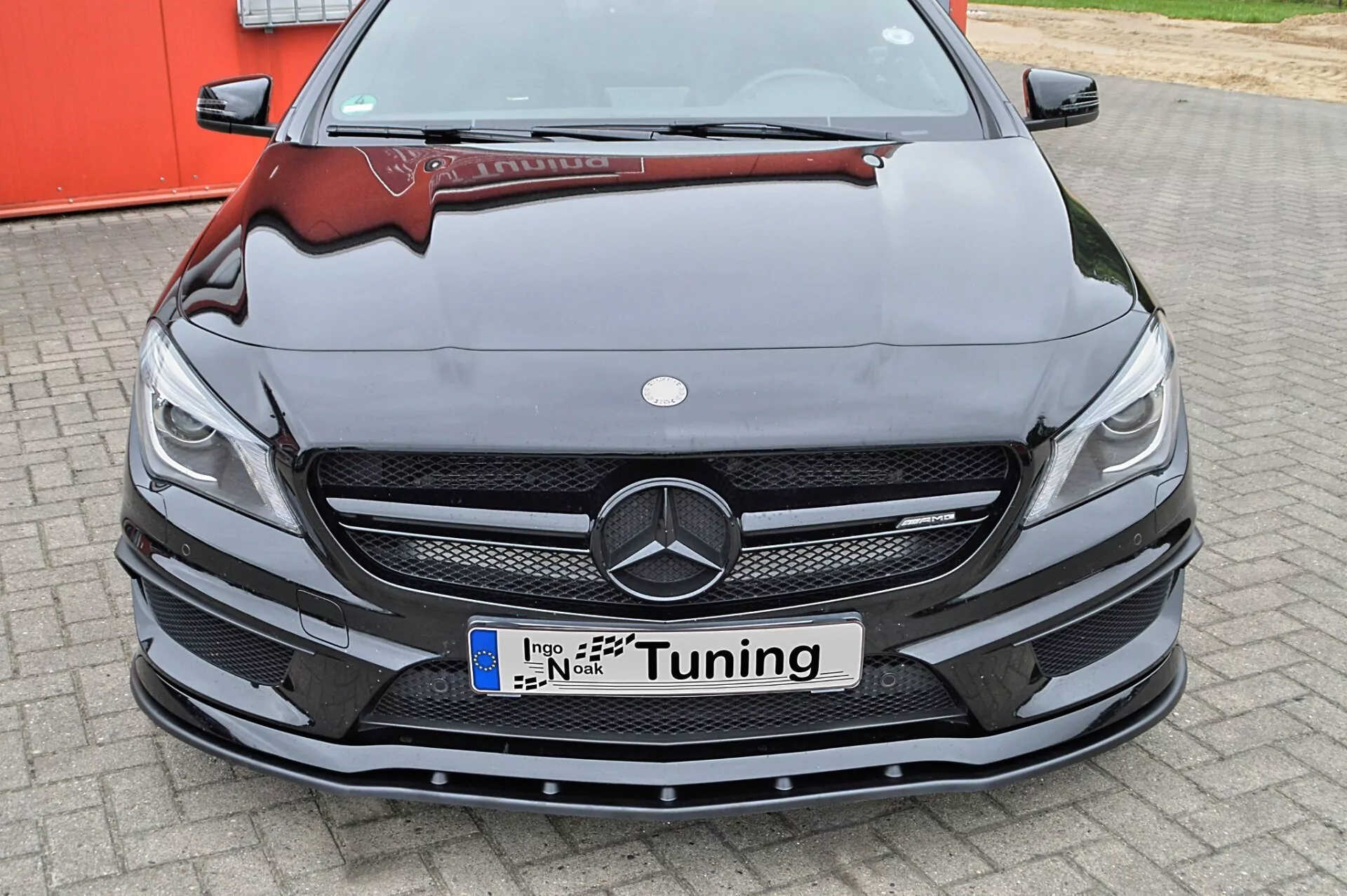 Cup Frontspoilerlippe für Mercedes A45 AMG W176 Vorfacelift ab Bj.:2012- 2015-