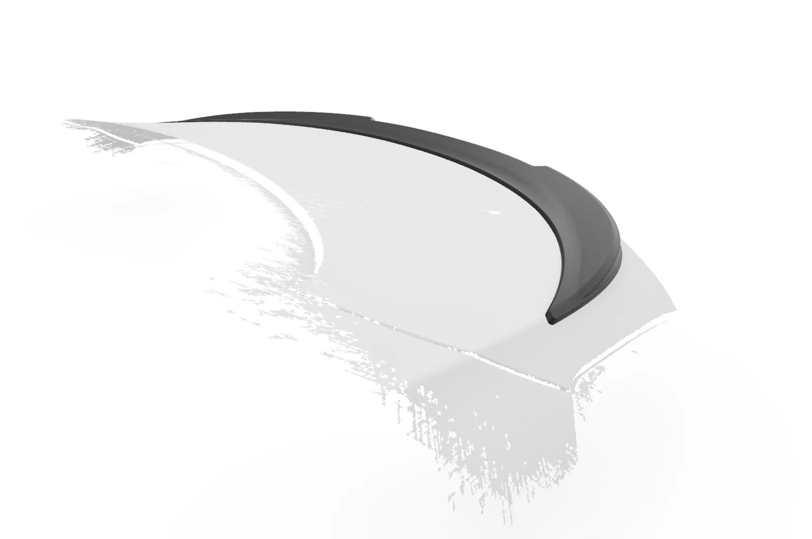 Heckflügel mit ABE für BMW 6er F12 / F13 HF969 Schwarz Strukturiert