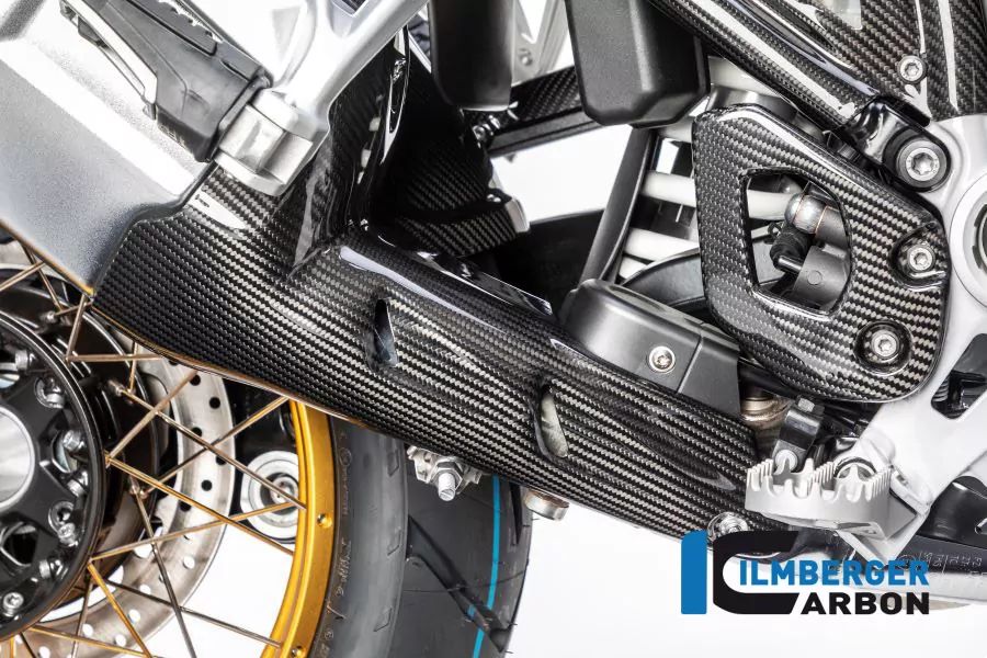 Auspuffhitzeschutz unten Carbon für BMW R 1250 GS ab 2019