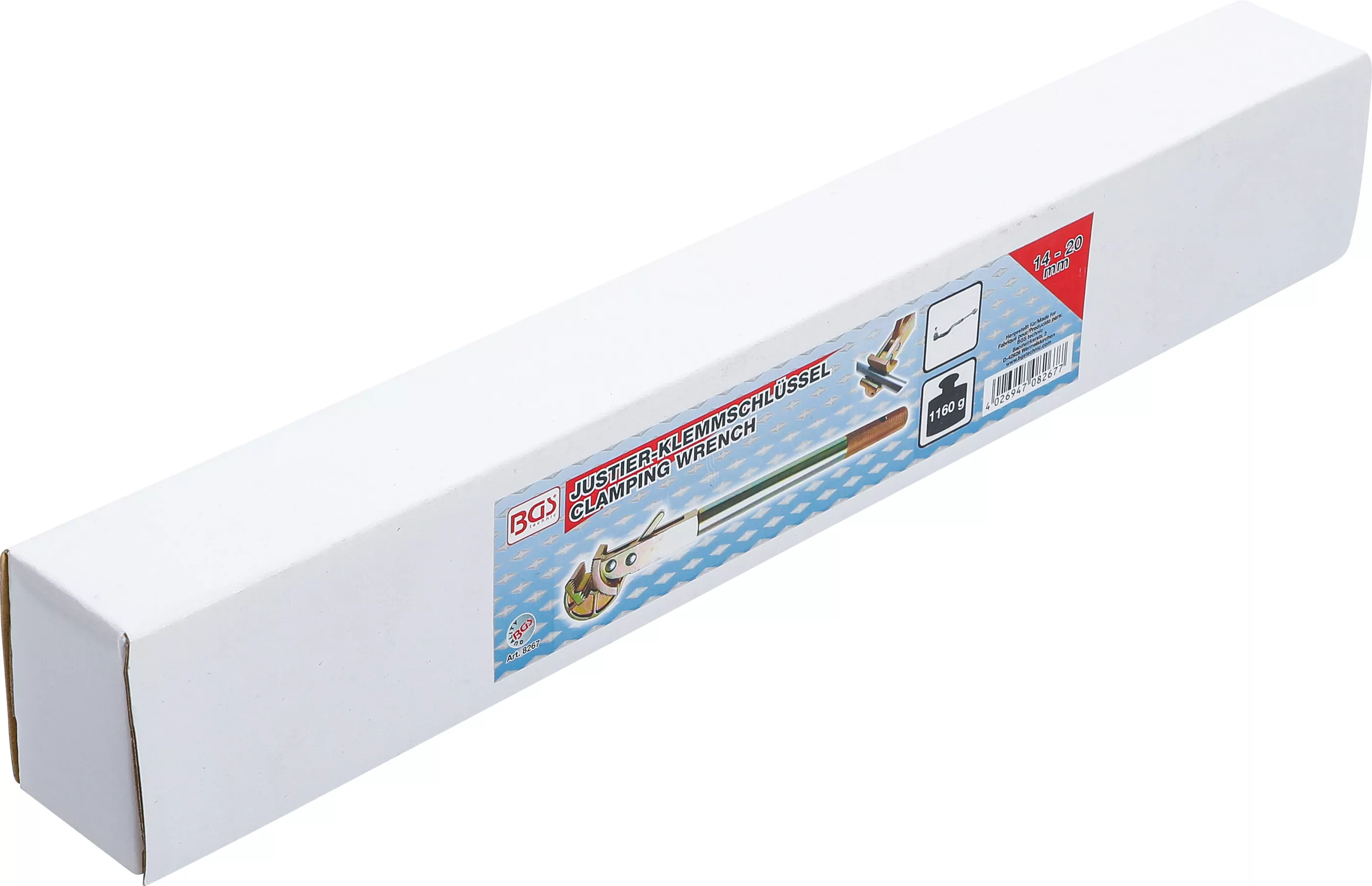 Justier-Klemmschlüssel | für Axialspurstangen | 14 - 20 mm