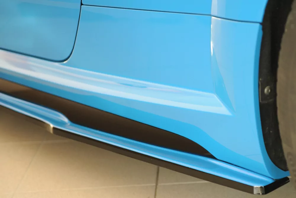 Rieger Seitenschweller links ansatz (ca. 19mm) matt schwarz für Audi TT RS (8J/8J1-FV/8S) Roadster 09.18- (ab Facelift)