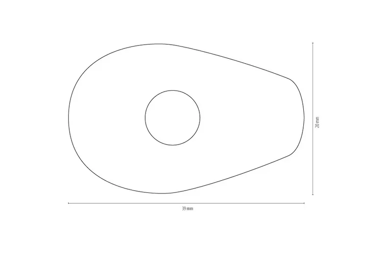 SHIN YO Montageplatten INDY SPACER für div. YAHMAHA, Set