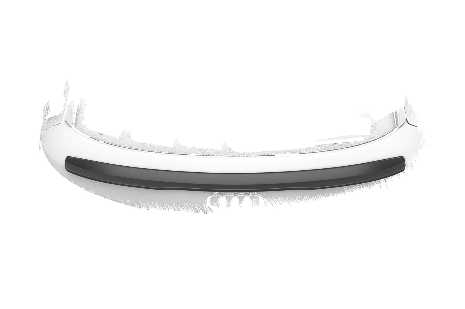 Heckflügel mit ABE für Audi Q3 (8U) HF094 Schwarz Strukturiert