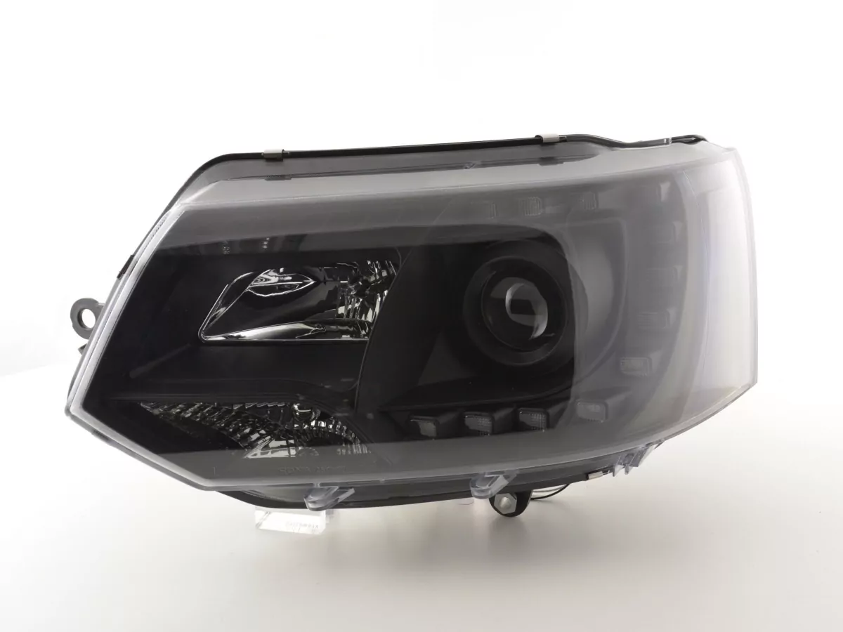 Scheinwerfer Set Daylight LED Tagfahrlicht VW Bus T5 Bj. ab 2009 schwarz