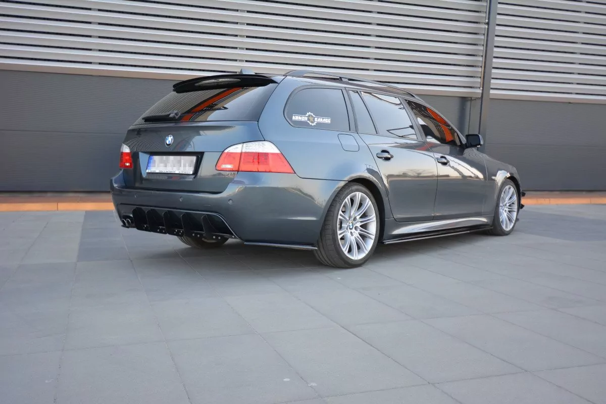 Diffusor Heck Ansatz Passend Für Heckschürze Passend Für BMW 5er E61 (TOURING) WAGON M Paket