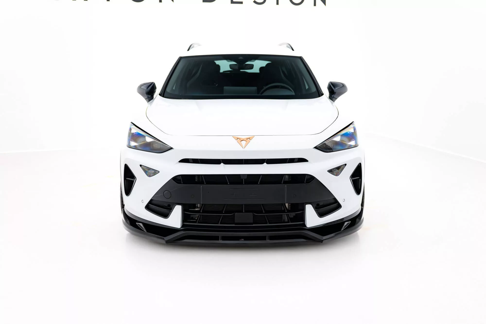 Front Ansatz Für Cupra Formentor Mk1 Facelift Schwarz Hochglanz