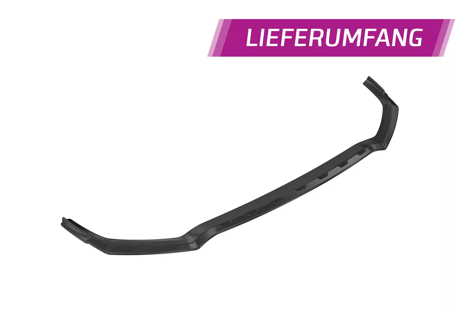 Cup-Spoilerlippe mit ABE für Toyota GR Yaris (XP21) CSL535 Schwarz Strukturiert