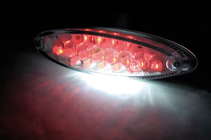 SHIN YO NUMBER1 LED Mini Rücklicht, mit Kennzeichenbeleuchtung E-geprüft