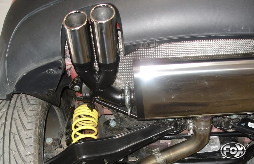 VW Golf V GTI/ GTD  Endschalldämpfer  - 2x76 Typ 17