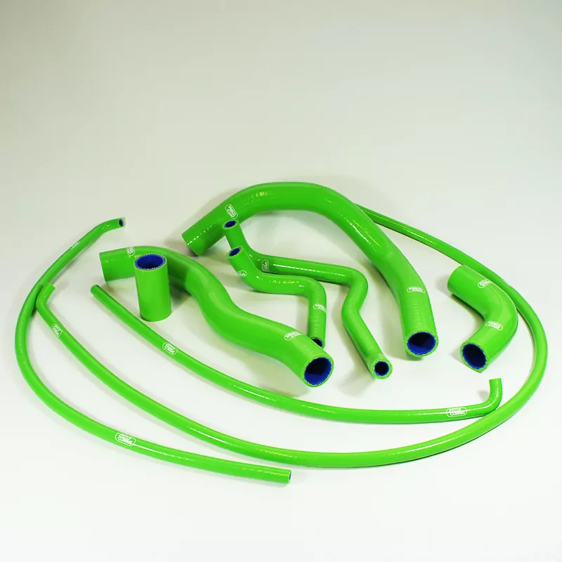 SAMCO SPORT Siliconschlauch Kit grün für Kawasaki Z1000 R Modelljahr 2014-2019