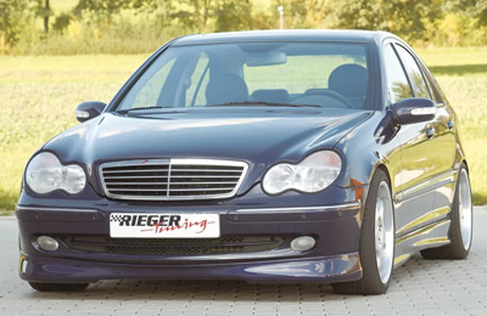Rieger Spoilerlippe für Avantgarde für Mercedes C-Klasse (W203) | Lim. 05.00- -> nicht Sport Coupé, bis Modell 03.04