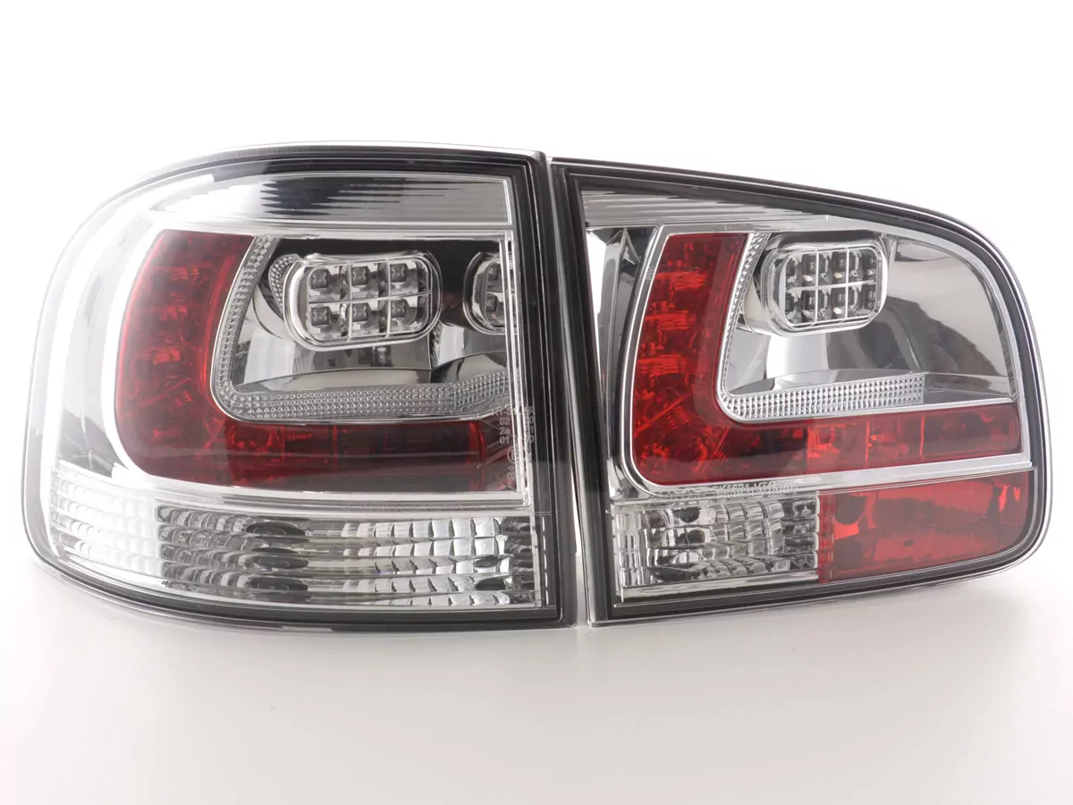 LED Rückleuchten Set VW Touareg Typ 7L Bj. 03-09 chrom