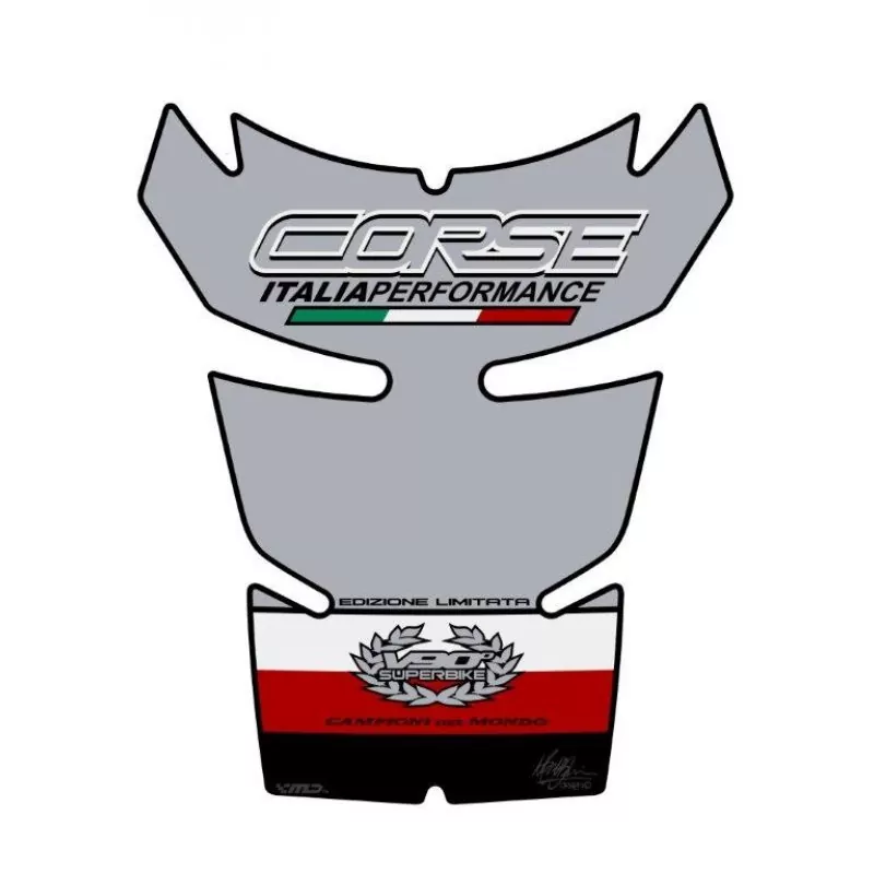 Ducati Corse V90° Motografix 3D Gel Tank Pad Protector TD015CR