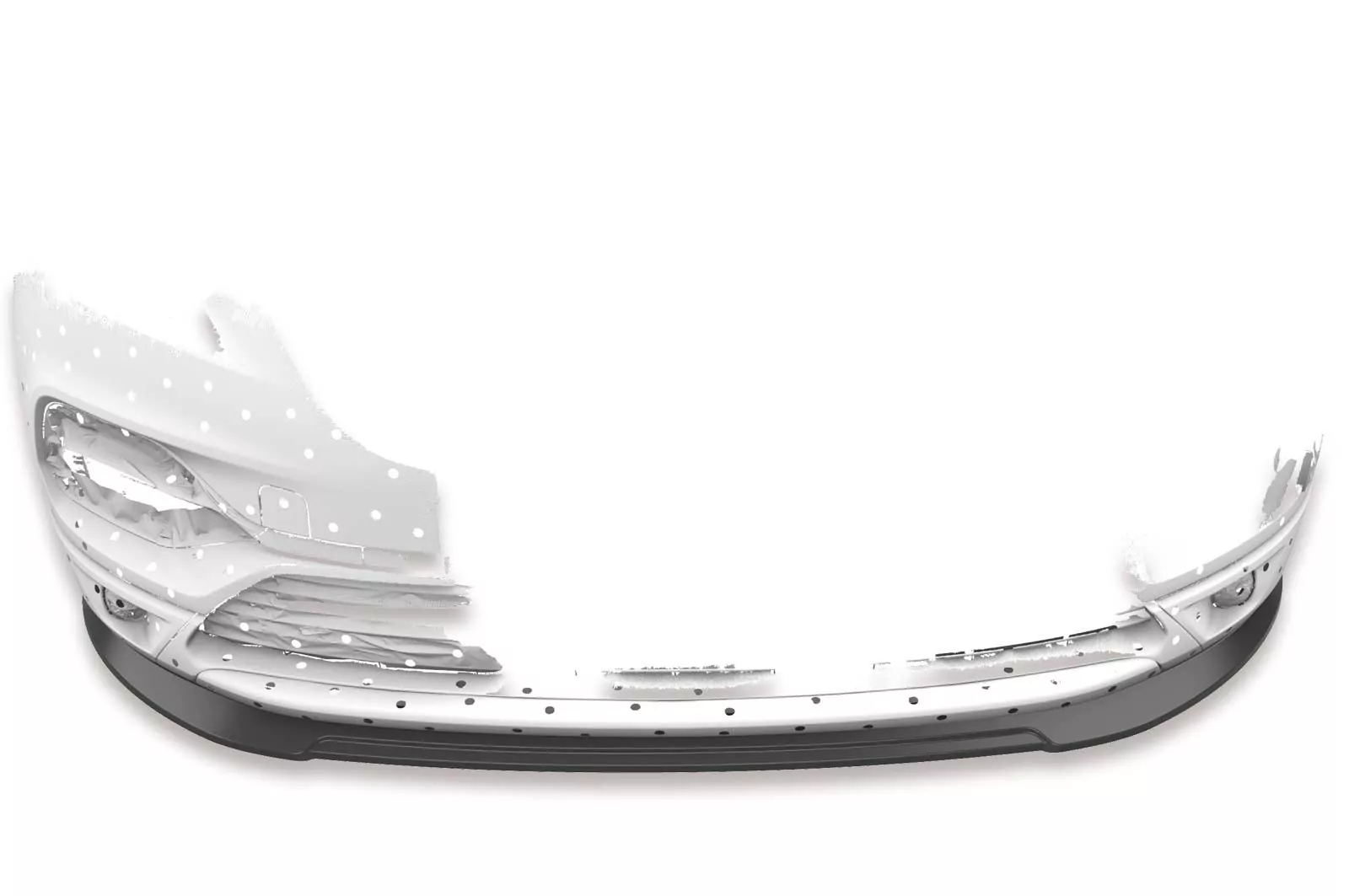 Cup-Spoilerlippe für Opel Grandland X CSL441-M Carbon Look (matt)