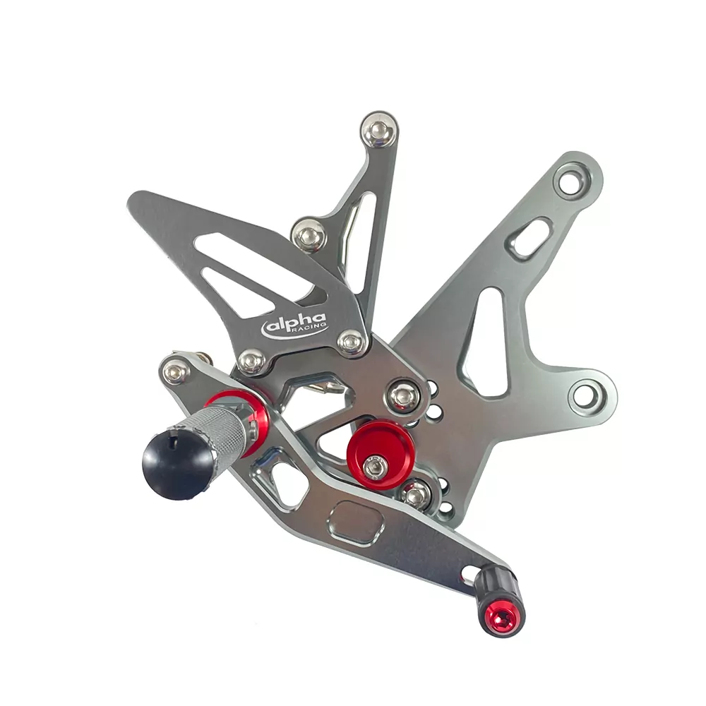 TRACK Fußrastenanlage titan Kawasaki Ninja 400 ab 2018 / Z400 ab 2019 ABE