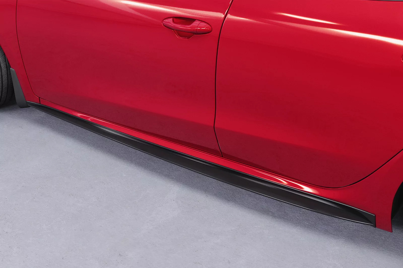 Seitenschweller für Kia Ceed / Pro Ceed (JD) GT SS576 Schwarz Strukturiert