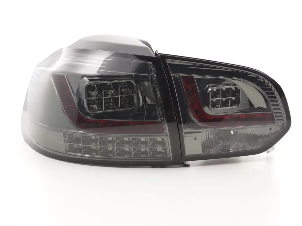 LED Rückleuchten Set VW Golf 6 Typ 1K Bj. 2008-2012 schwarz mit Led Blinker für Rechtslenker