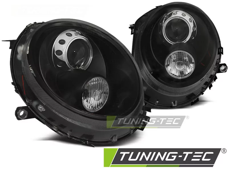 HEADLIGHTS BLACK fits BMW MINI (COOPER) 06-14  