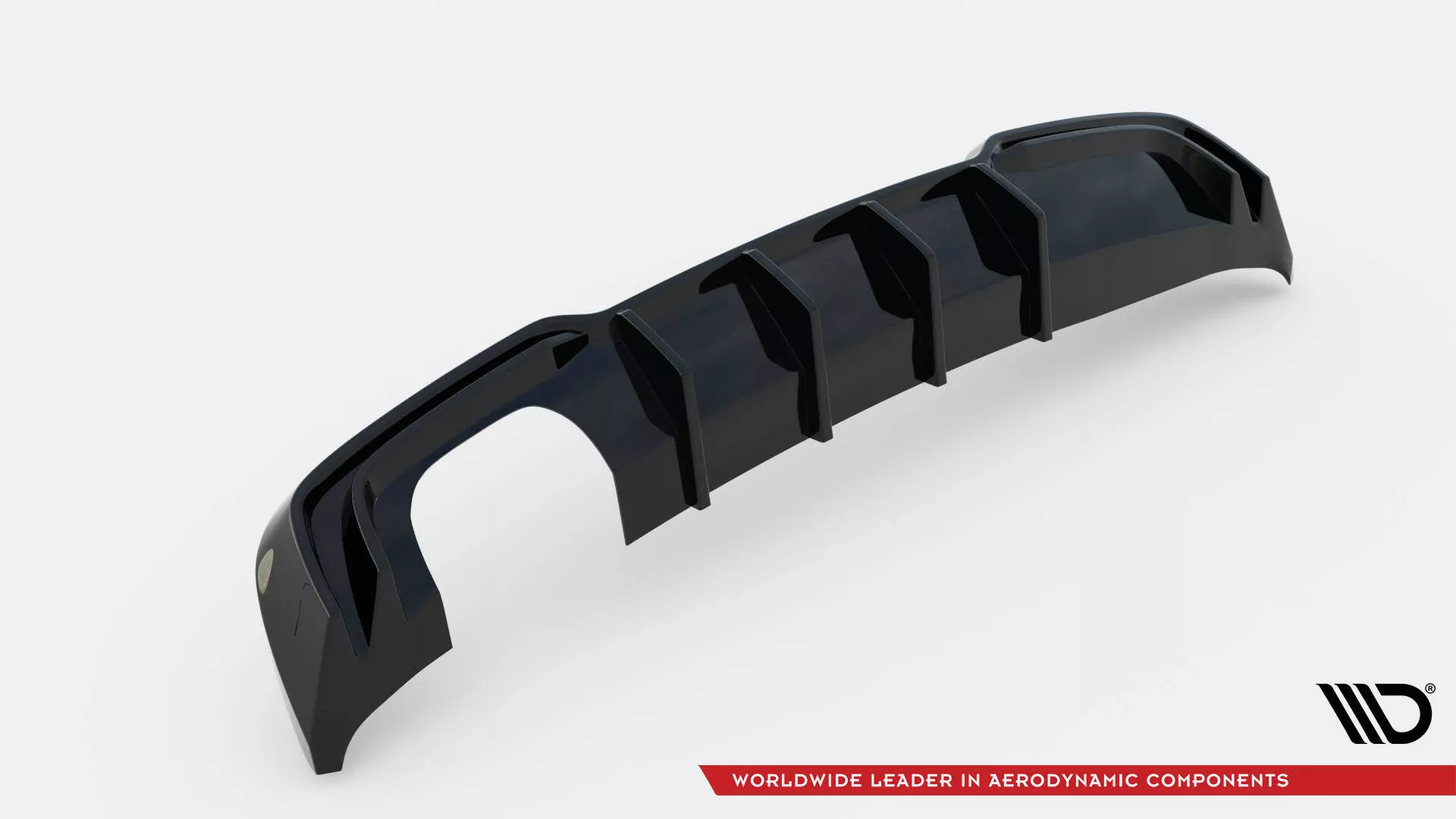 Diffusor Heck Ansatz Für Audi A3 S-Line Sportback 8V Facelift (Version Mit Doppelauspuff Auf Einer Seite)