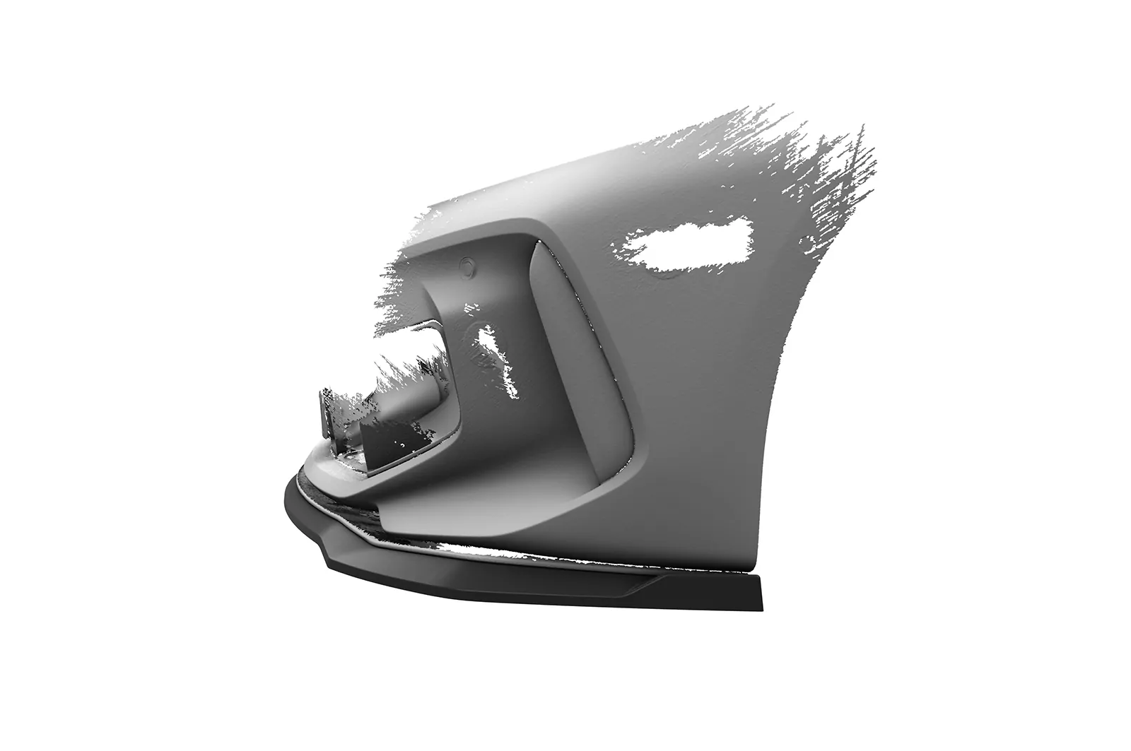 Cup-Spoilerlippe mit ABE für Seat Arona FR CSL850 Schwarz Strukturiert