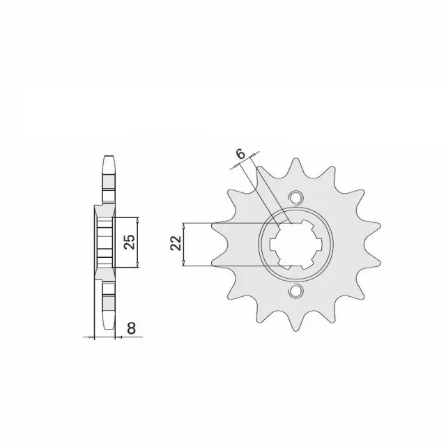 EK-Chain Kettensatz 520DEX für Honda XL600 RM LM Typ PD04