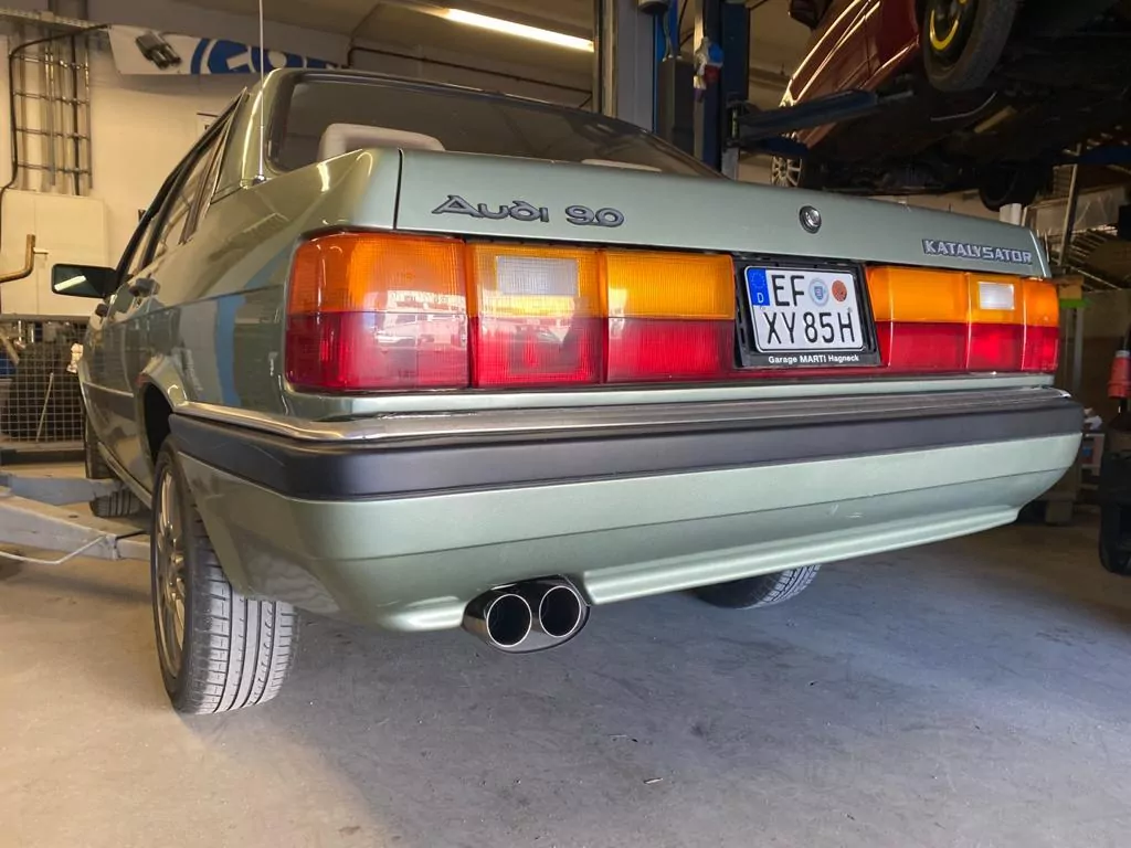 Audi 80/90 Typ 81  Endschalldämpfer - 2x63 Typ 10