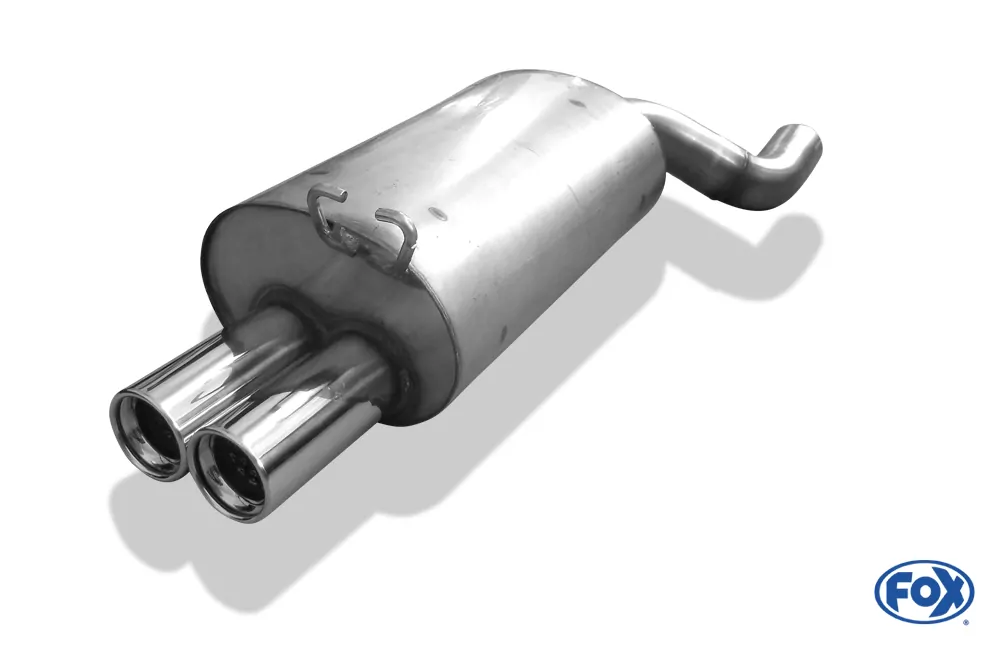 Mercedes SL Typ R129  Endschalldämpfer Ø70mm - 2x80 Typ 13 - Nur für Modelle mit serienmäßiger Steckverbindung! (kein Flansch!)