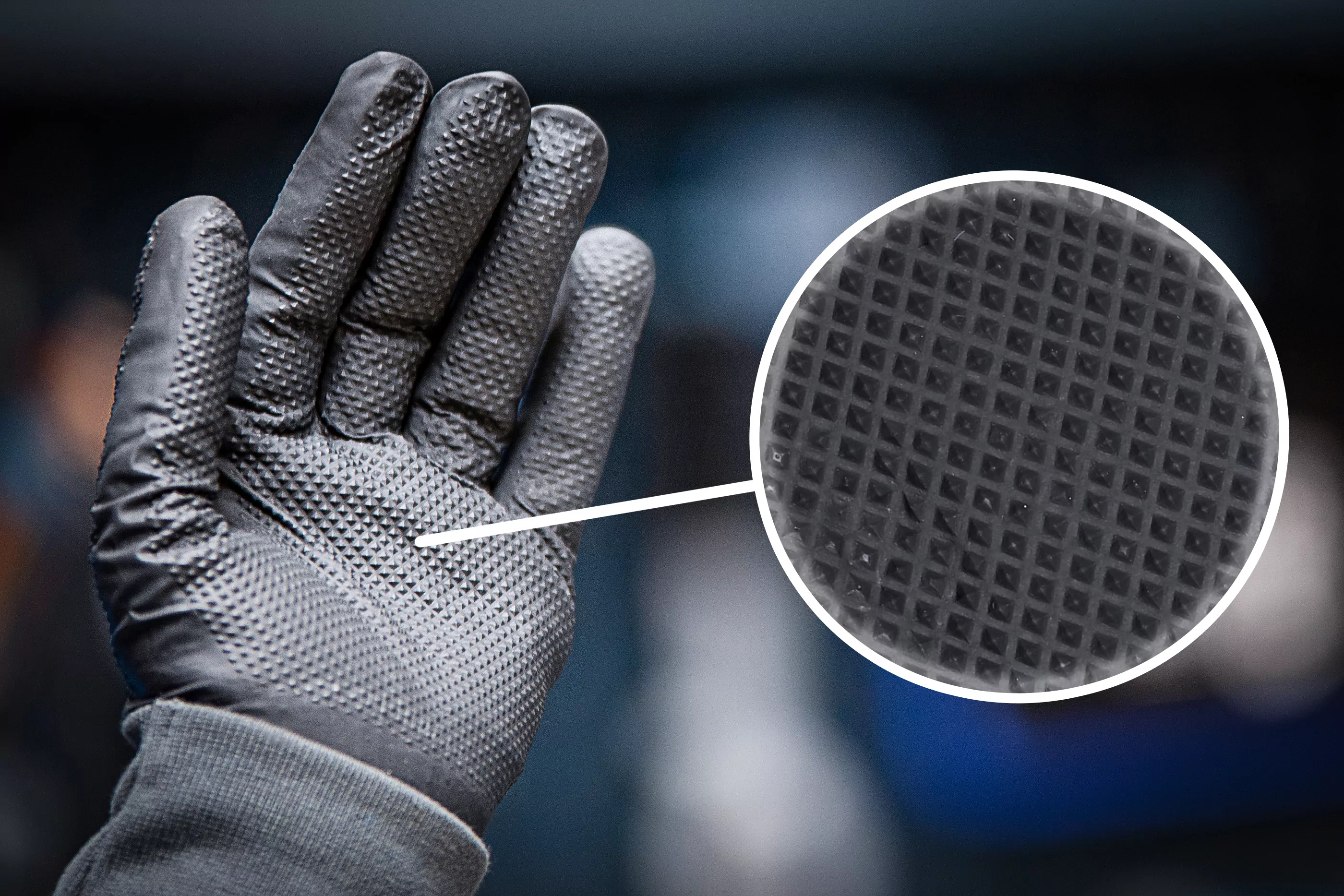 Einweghandschuh-Box | Nitril | mit extra Griffigkeit | Gr. L | 100 St.