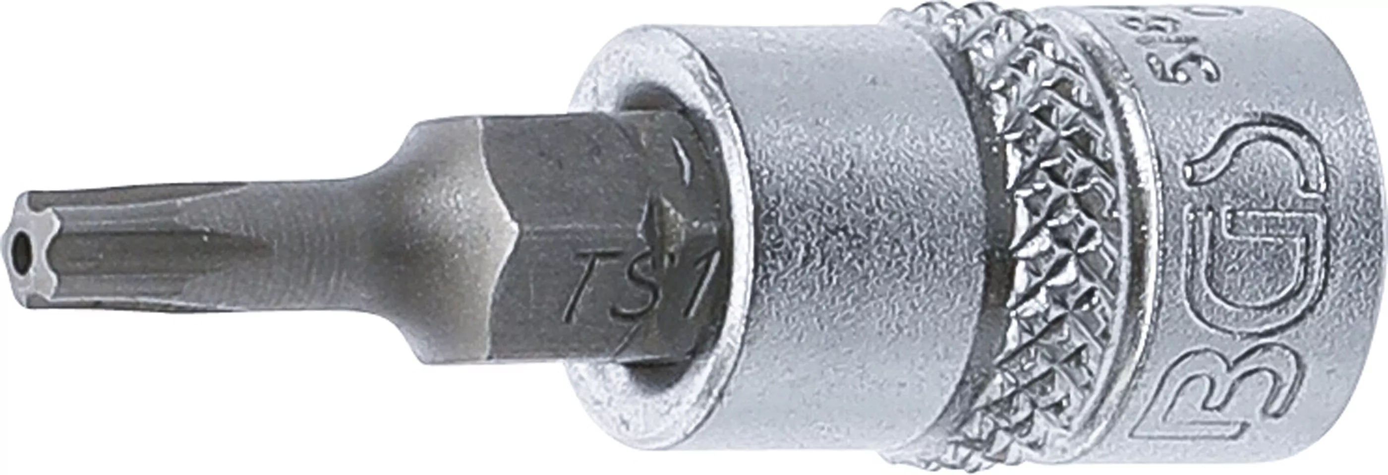 Bit-Einsatz | Antrieb Innenvierkant 6,3 mm (1/4") | TS-Profil (für Torx Plus) mit Bohrung TS15