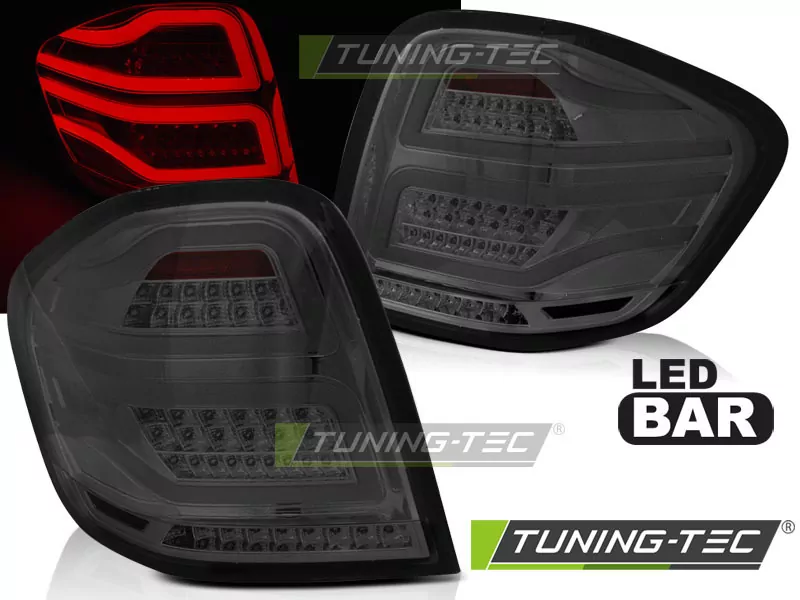 Led Bar Tail Lights Smoke Fits Mercedes M-klasa W164 05-08