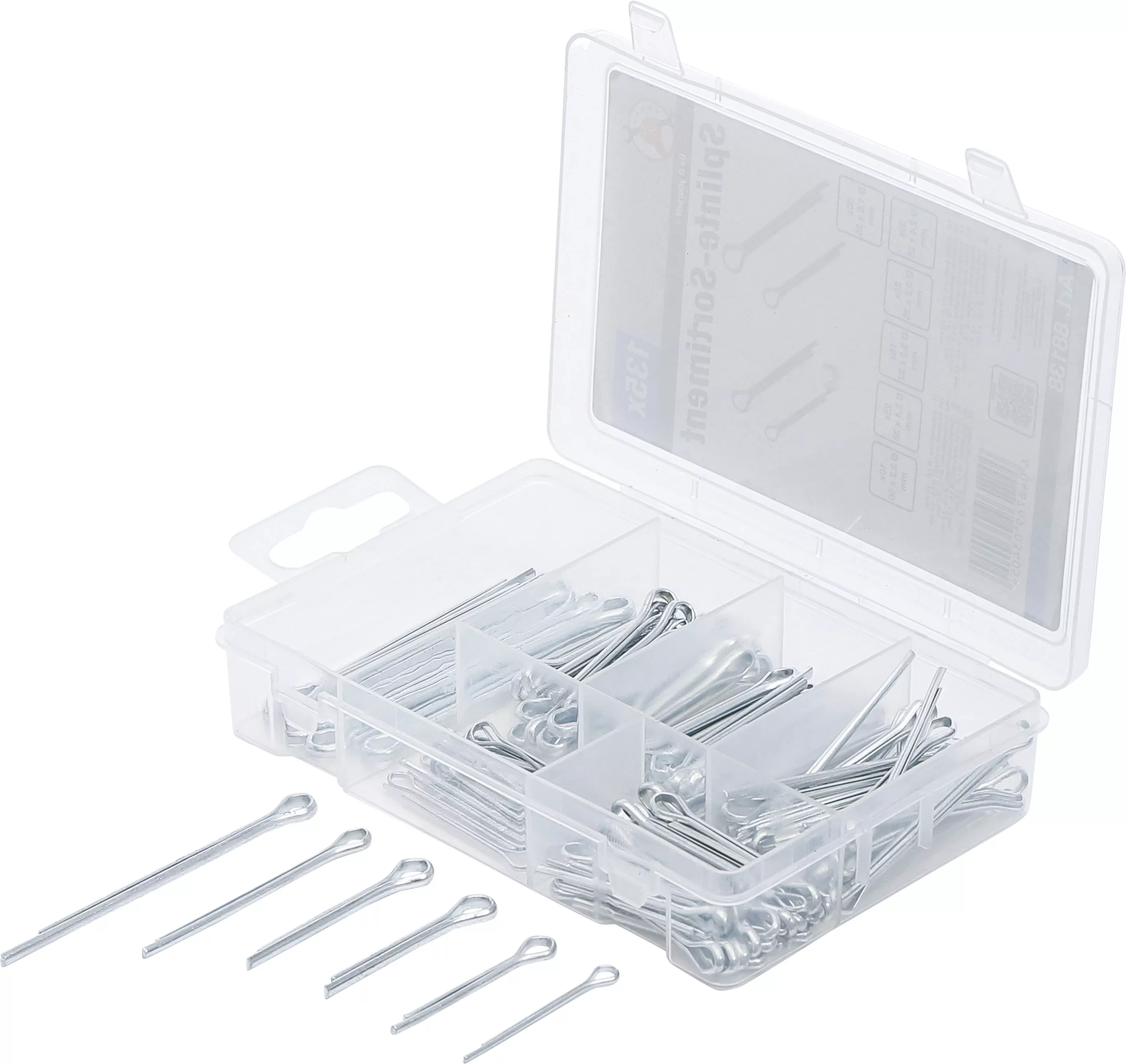 Splinte-Sortiment | Ø 1,6 - 3,2 mm | 135-tlg.