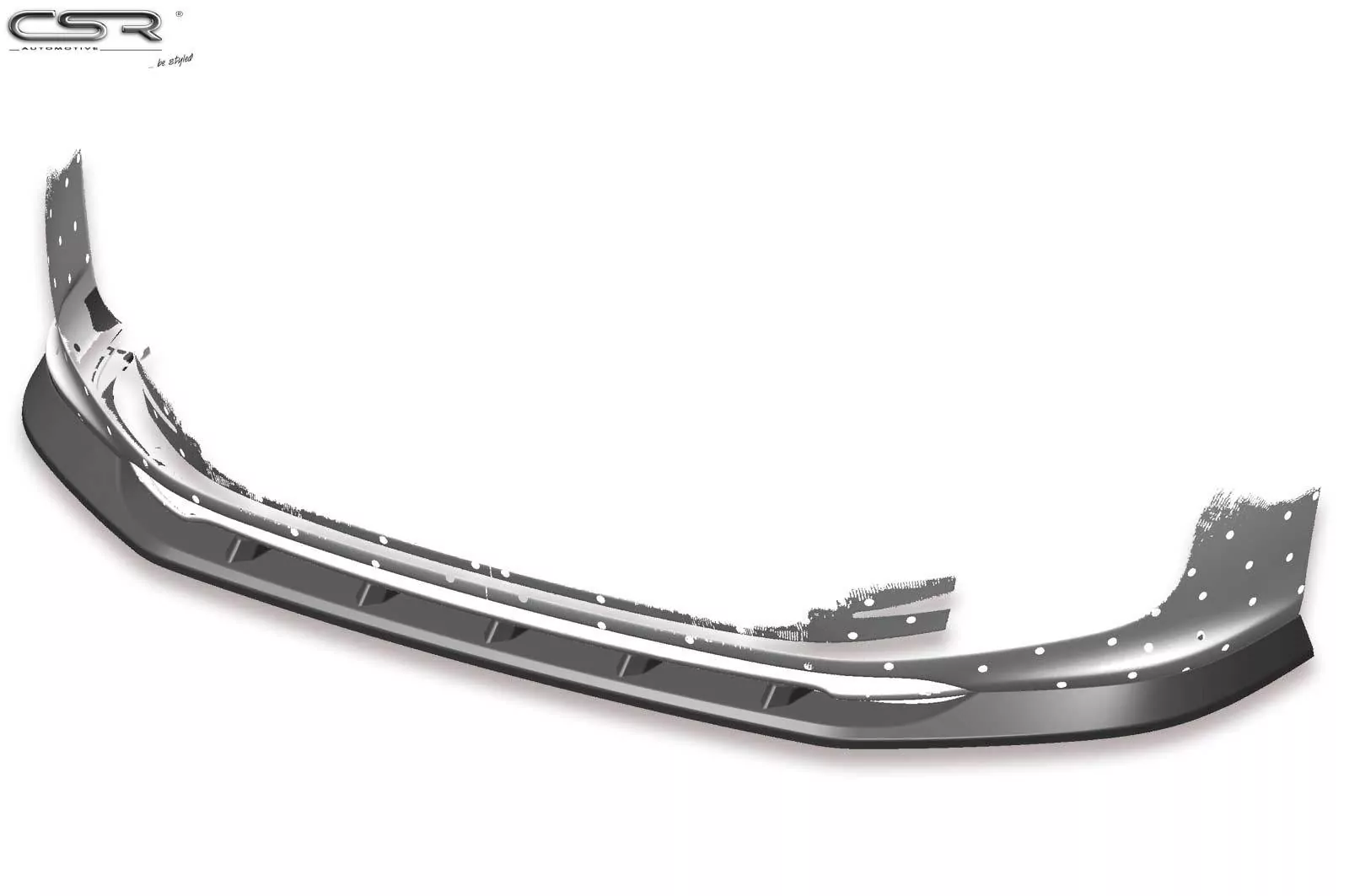 Cup-Spoilerlippe mit ABE für VW Golf 6 GTI Edition 35 CSL415 Strukturiert (schwarz matt)