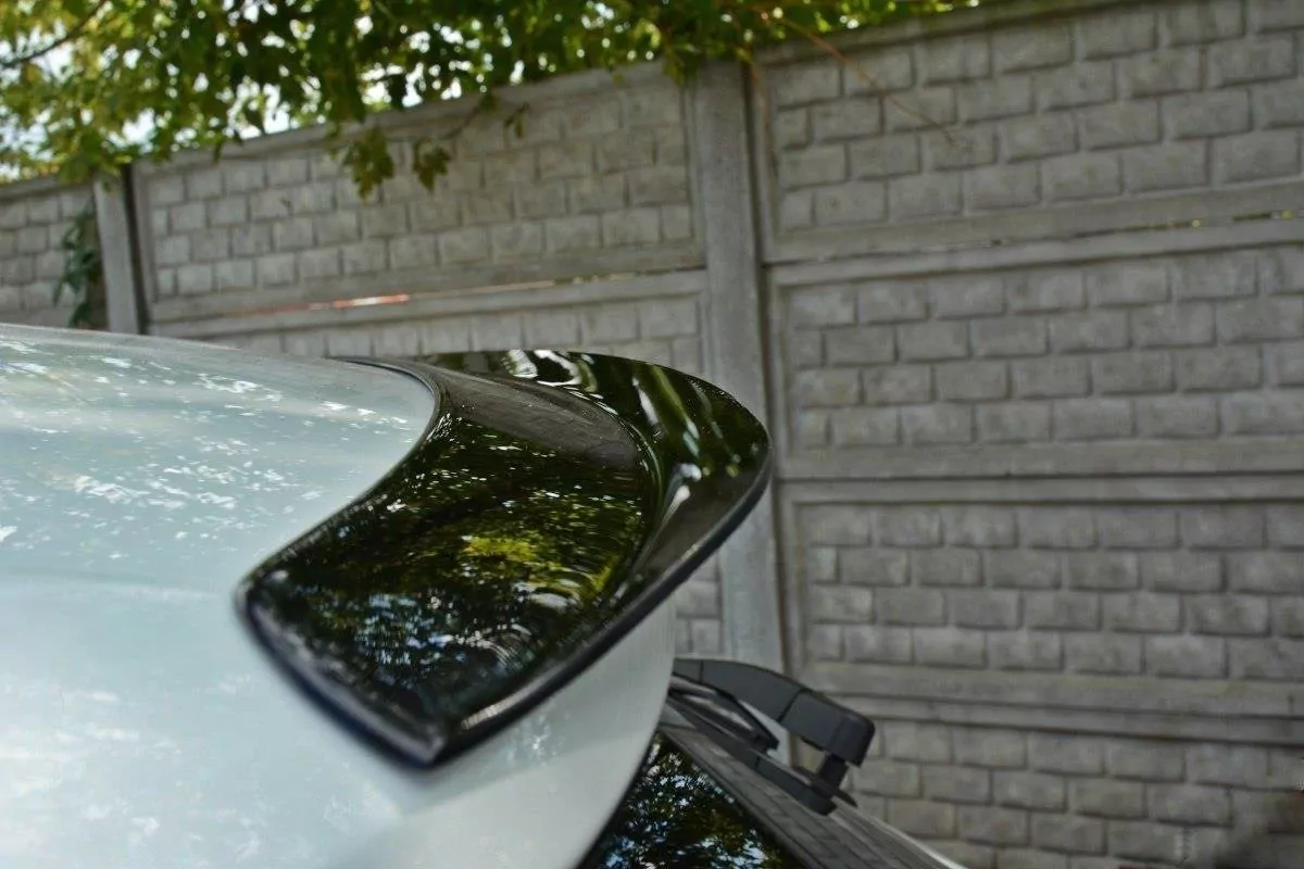 Spoiler CAP Passend Für Passend Für Renault Megane Mk4 Hatchback Schwarz Hochglanz Schwarz Hochglanz