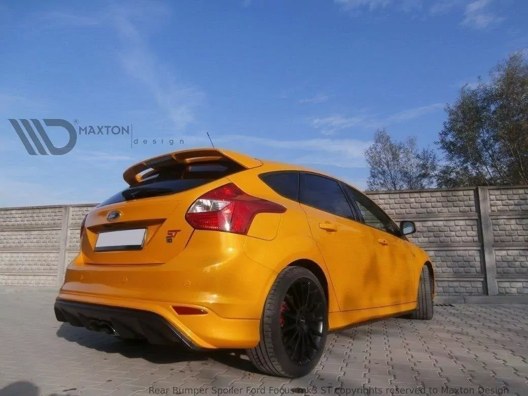 Diffusor Heck Ansatz Passend Für Ford Focus ST Mk3 (RS Look)