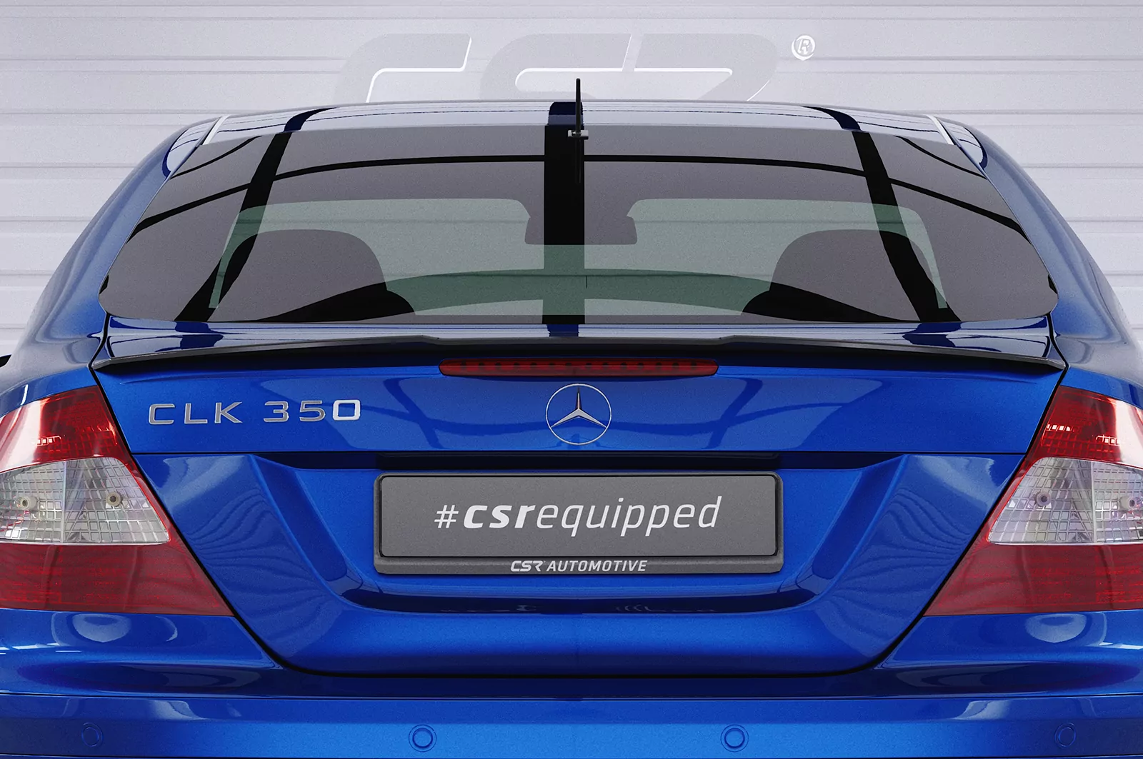 Heckflügel mit ABE für Mercedes Benz CLK C209/A209 HF784 Schwarz Strukturiert