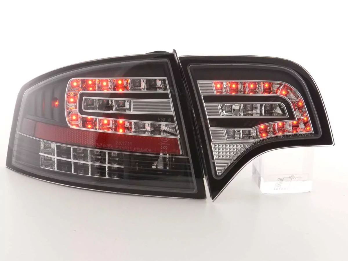 LED Rückleuchten Set Audi A4 Limousine Typ 8E Bj. 04-07 schwarz