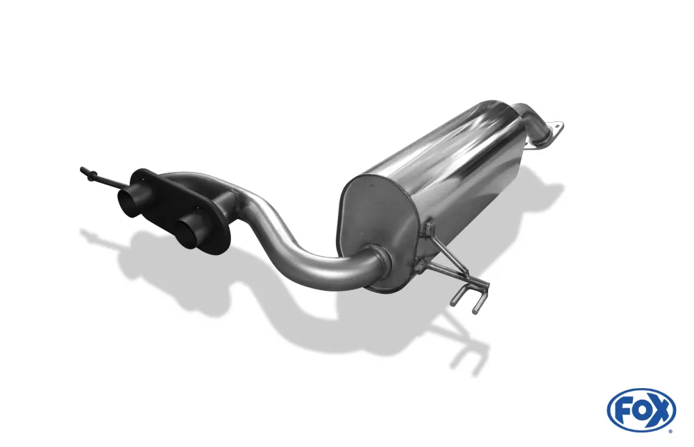 Hyundai Veloster  Endschalldämpfer mit Ausgang in den originalen Endrohren