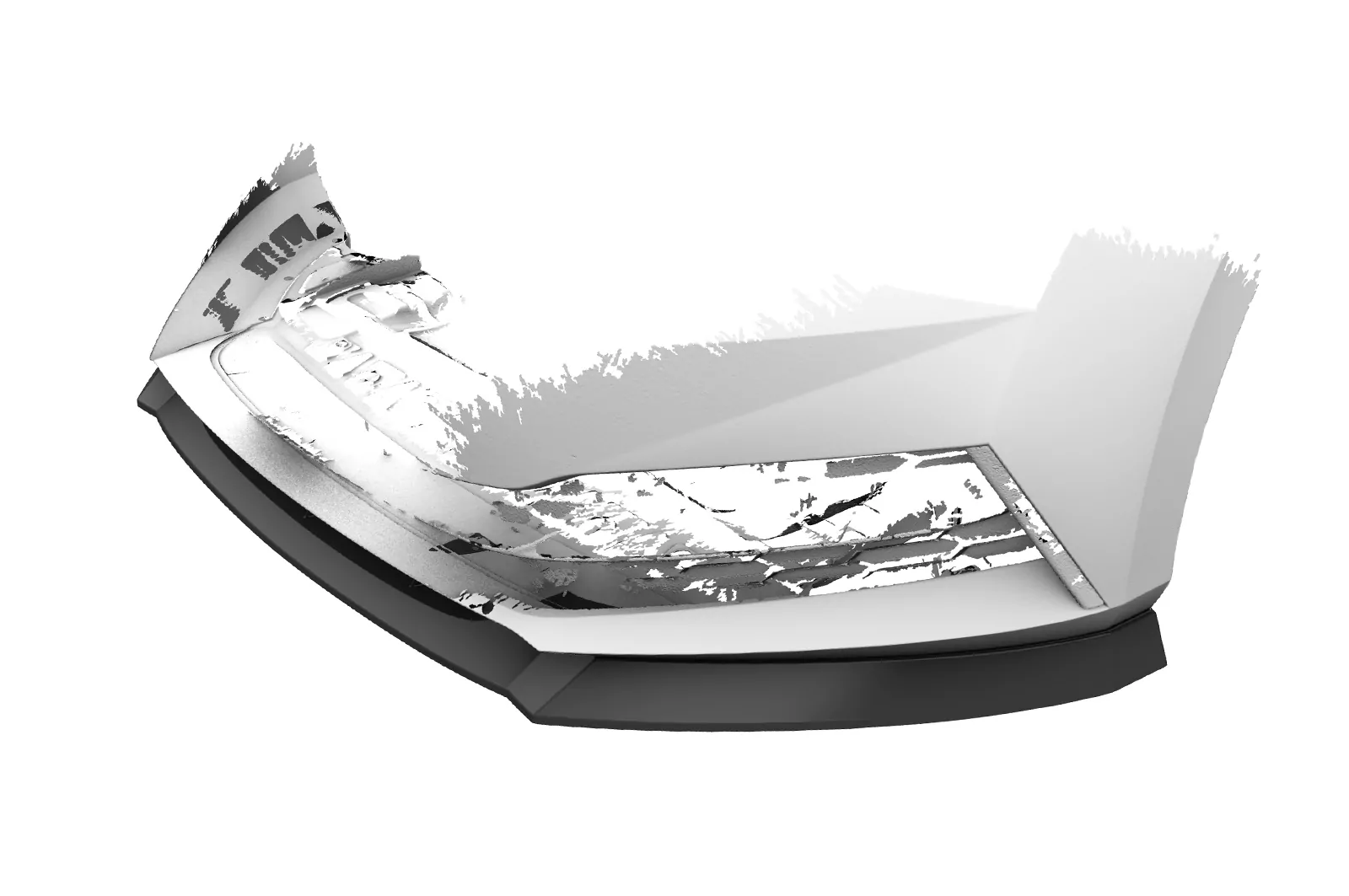 Cup-Spoilerlippe mit ABE für Skoda Superb III (Typ 3V) CSL468-M Carbon Look (matt)
