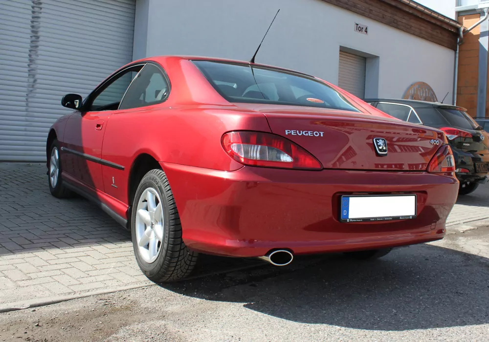 Peugeot 406 Limousine/ Coupe  Endschalldämpfer - 106x71 Typ 38